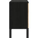 Rosso 35.5 X 18 inch Black / Brown / Matte Black Sideboard, Small